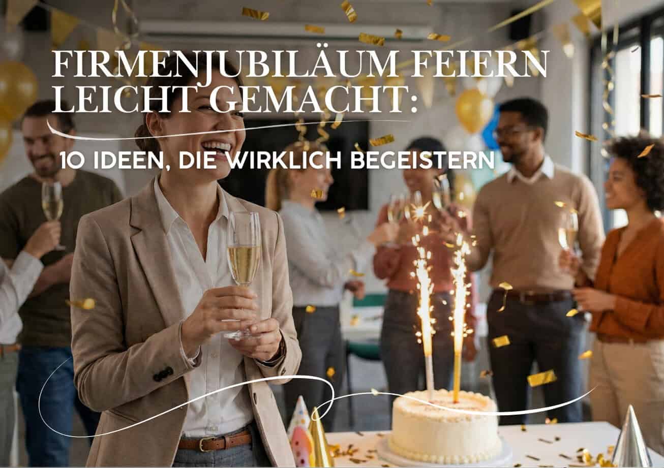 10 kreative Wege, ein Unternehmensjubiläum modern & emotional zu feiern